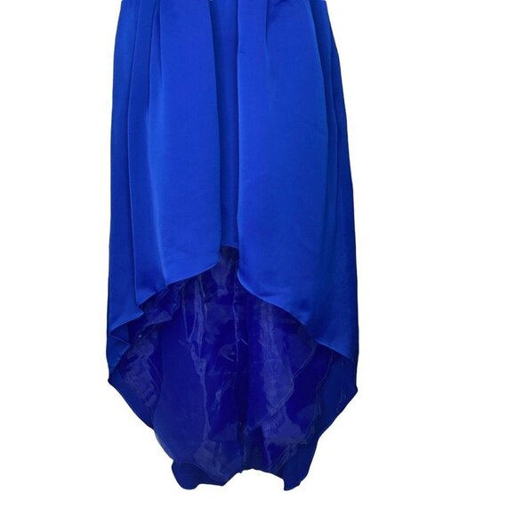 NBD Caleb Woman’s Gown Pleated Skirt Blue Evening Cocktail Party Dress SZ XS‎ - Picture 4 of 12